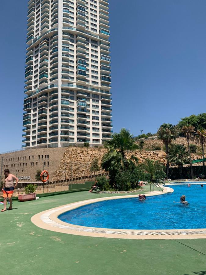 Апартаменти З Чудовим Видом,600 М Пляж Леванте Венідорм Benidorm Dış mekan fotoğraf